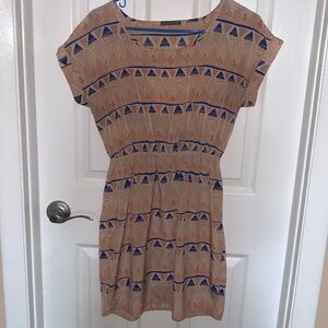Multi color/print sheer dress (need to have something underneath)